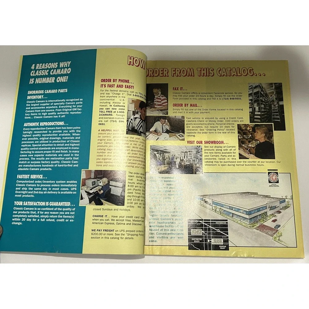 Camaro‎ Restorers Catalog '90 Classic Camaro Parts & Accessories